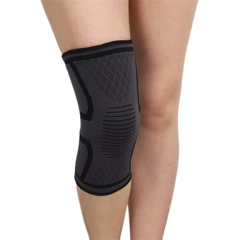 Elastic Compression Knee Brace Sleeve Leg Wrap for Sports Running Fitness Gym Exercise Outdoor Arthritis Prevention