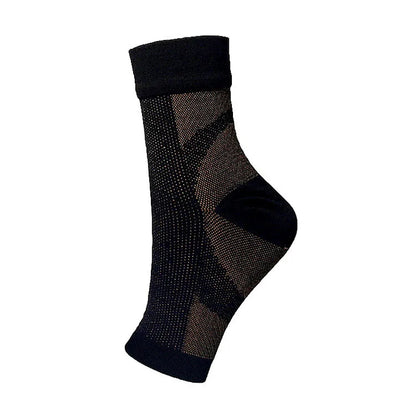 1Pair Sports Ankle Support Brace Compression Sleeve Plantar Fasciitis Sock for Achilles Tendonitis Joint Pain Swelling Heel Spur