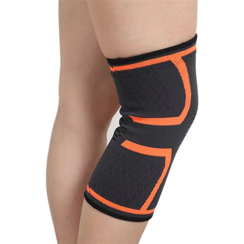 Elastic Compression Knee Brace Sleeve Leg Wrap for Sports Running Fitness Gym Exercise Outdoor Arthritis Prevention