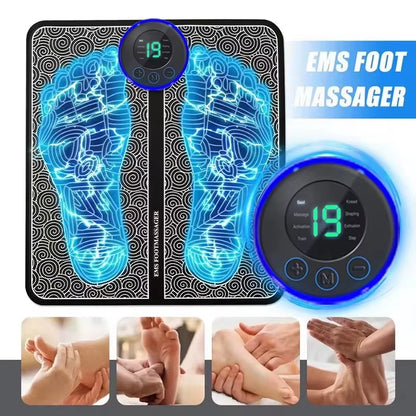Electric Foot Massager Pad Muscle Massage Relaxation Trainer for Massage Fitness Outdoor Sport Home Family Relax