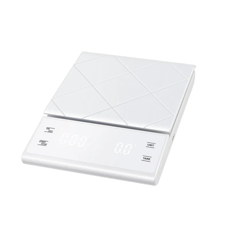 Smart Coffee Electronic Scale High Precision Digital Timing LCD Scale 3Kg/0.1G Coffee Balance Measuring Weight Scale for Kitchen